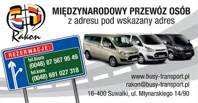 Międzynarodowy przewóz osób - Rakon